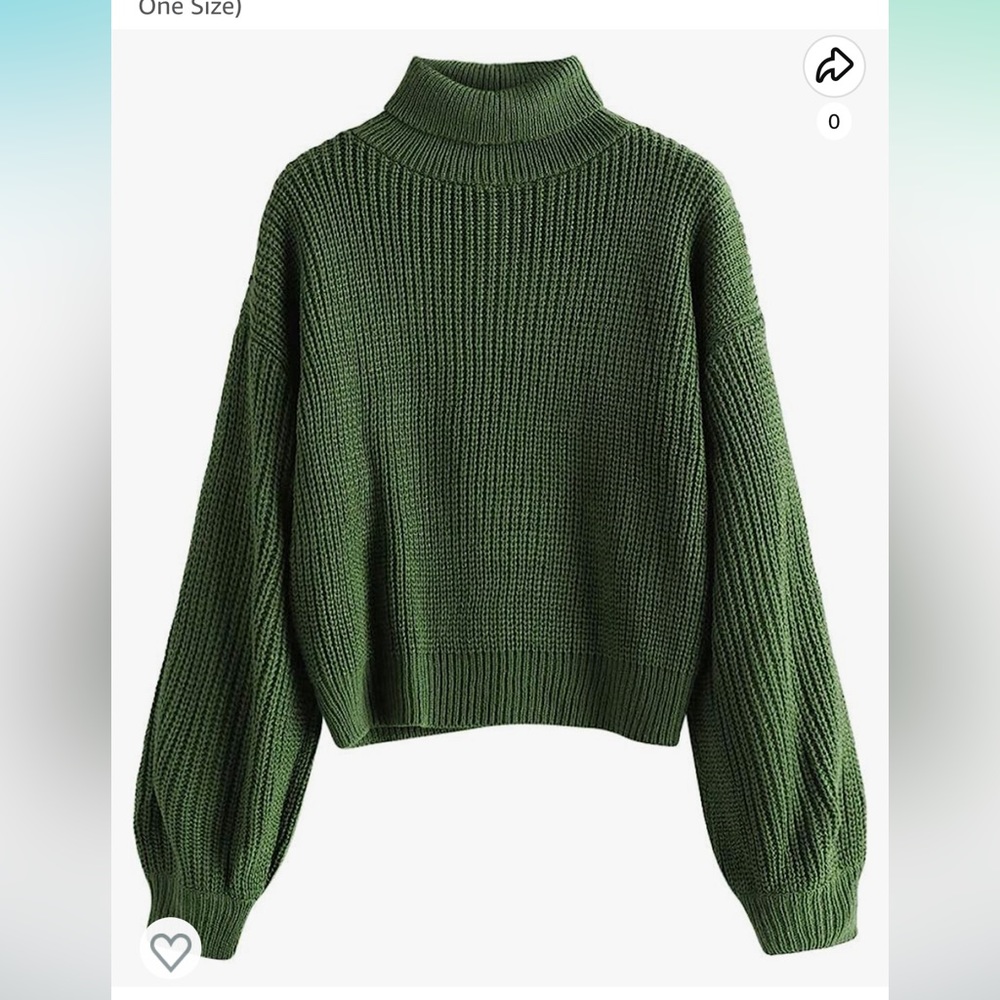 Cropped sweater